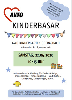Kinderbasar des AWO Kindergarten Oberasbach