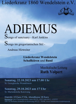 Einladung zum Konzert des Liederkranz Wendelstein