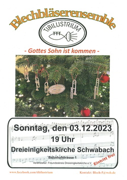 Konzert mit Tibilustrium in der Dreieinigkeitskirche in Schwabach