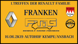 1. Treffen der Renault Familie Franken