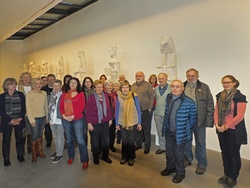 KulturNetzwerk auf Tour im Lothar-Fischer Museum zum Bildhauer Wilhelm Lehmbruck