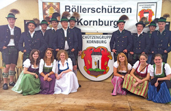 Kornburger Böllerschützen besuchten D'Achentaler in Ramsau