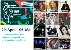 Jazz & Blues Open startet am Freitag!