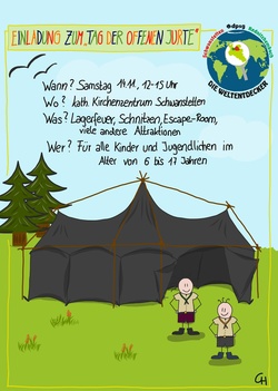Einladung zum "Tag der offenen Jurte" der DPSG Schwanstetten-Rednitzhembach