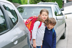 Achtung – Kinder im Straßenverkehr!