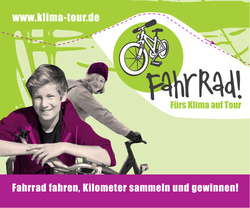 Aktion „FahrRad! Fürs Klima auf Tour“: Jugendliche, rauf aufs Rad!