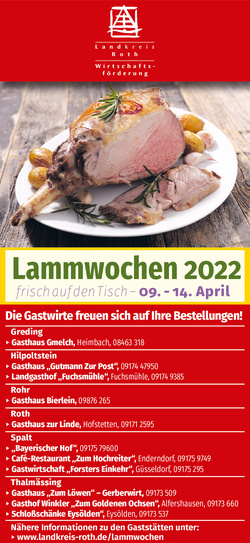 Lammwochen 2022 – vom 09. April bis 24. April