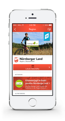 Radel-App für`s Nürnberger Land