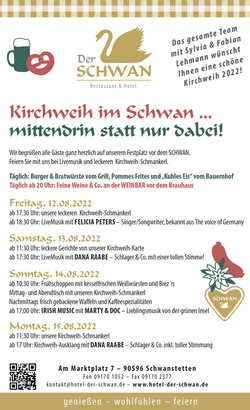 Kärwa-Programm Schwand 2018