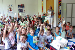 Schulkinder sammelten für den Bund Naturschutz