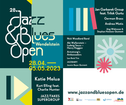 28. Jazz & Blues Open Wendelstein 28. April bis 5. Mai 2023