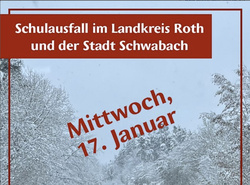 Schulausfall im Landkreis Roth und Schwabach