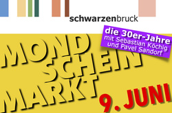 Hurra: der 40ste MondscheinMarkt auf dem Plärrer in Schwarzenbruck am 9. Juni