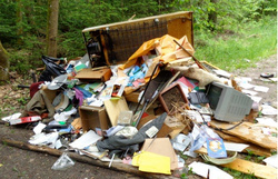 Wilde Müllhaufen in der Landschaft – illegale Abfallentsorgung ist kein Kavaliersdelikt