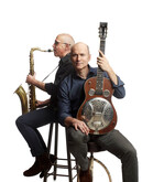 Oliver Steller mit dem Saxophonisten Bernd Winterschladen