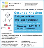 Fachvortrag: Endoprothetik an Knie- und Hüftgelenk
