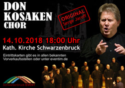 Der Don Kosaken Chor Serge Jaroff in Schwarzenbruck