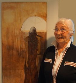 Große Ausstellung zuhause: Helga Ecken zeigt ihre Bilder im Petzhaus