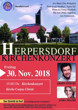 Festliches Benefizkonzert in Corpus Christi, Herpersdorf