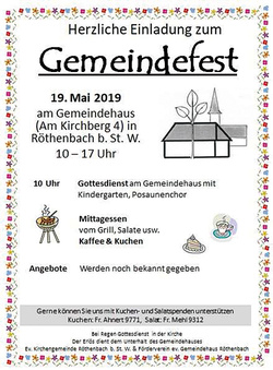 Gemeindefest Röthenbach St.W.