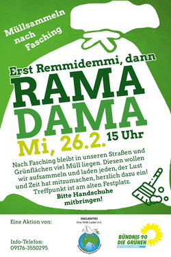 Zuerst Remmidemmi, dann Ramadama: Müllsammelaktion in Allersberg