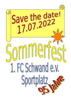 Sommerfest des 1. FC Schwand