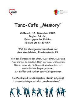 Tanz-Cafe „Memory“
