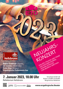 Neujahrskonzert 2023  mit der Erzgebirgischen Philharmonie Aue
