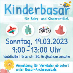 Kinderbasar für Baby- und Kinderartikel