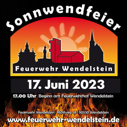 Sonnwendfeier der Feuerwehr Wendelstein