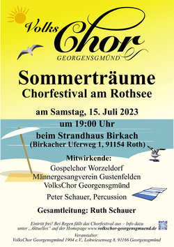 Sommerträume - Chorfestival am Rothsee -