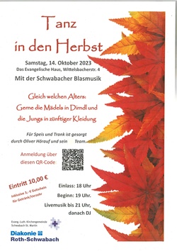 Tanz in den Herbst im Evangelischen Haus in Schwabach
