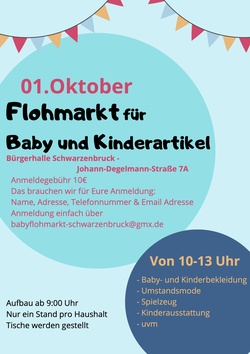 Flohmarkt für Baby- und Kinderartikel Schwarzenbruck