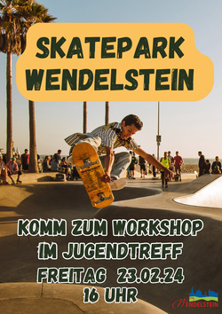 Skatepark Wendelstein – Workshop für Jugendliche