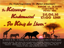 Katzwanger Kindermusical »König der Löwen«