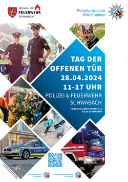 Tag der offenen Tür der Polizei und Feuerwehr Schwabach